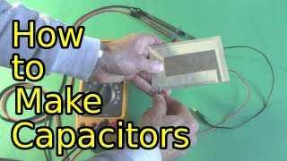 How to Make Capacitors  Low Voltage HomemadeDIY Capacitors [upl. by Einnok]