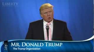 Donald Trump  Liberty University Convocation [upl. by Netsyrk]