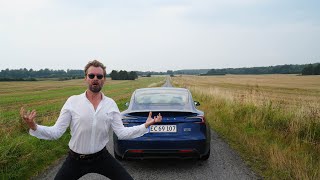 NY TRACK TESLA MODEL 3 PERFORMANCE  FØRSTE “ÆRLIGE” TEST I DK [upl. by Tallulah]