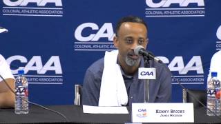 2015 Womens CAAHoops Championship  Game 9  JMU Presser [upl. by Sadnak]