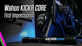 Wahoo KICKR CORE  Unboxing Setup and 1st Ride Impressions [upl. by Haroppiz943]