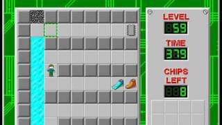 Chips Challenge 1 Level 59 Hidden Danger  368 seconds [upl. by Elbart]