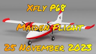 XFly P68 Twin 850mm  Maiden  25 November 2023 [upl. by Aloke]