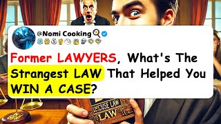 Former LAWYERS Whats The Strangest LAW That Helped You WIN A CASE [upl. by Layla]