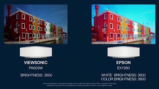 ViewSonic PA503W vs Epson EX7260 [upl. by Havstad96]