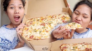 MAKAN CICIS PIZZA SATU BOX [upl. by Vilhelmina721]