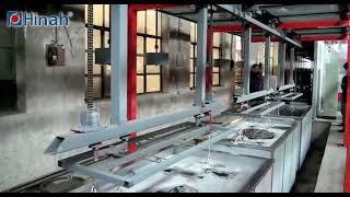 Highly efficient gantry conveying automatic electrophoretic coating line [upl. by Gayelord]