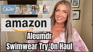 Aleumdr TRY ON HAUL  AMAZON SWIMSUITS  AFFORDABLE SWIMSUIT HAUL  HOTMESS MOMMA VLOGS [upl. by Bibi370]