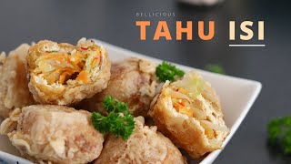 Resep Tahu Isi Goreng Krispi Tahan Lama  Stuffed Tofu Puffs  VEGAN Recipe  Bellicious by Bella [upl. by Eelirak]