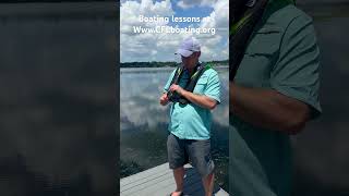 On water boating lessons in Orlando FL WwwCFLBoatingorg [upl. by Lorn]