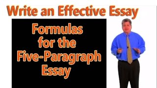 How to Write an Essay Formulas for 5Paragraph Essay [upl. by Appilihp]