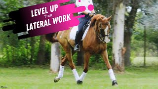 Exercises To Improve Lateral Work In Dressage Shoulder In Haunches In amp Half Pass [upl. by Anaehr475]