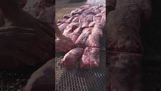 Asado para un PUEBLO ENTERO 😱 ¡Más de 700 personas Video completo en nuestro canal 🔥 [upl. by Hortensia420]