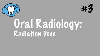 Oral Radiology  Radiation Dose  INBDE ADAT [upl. by Jim]