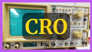 CRO Cathode ray oscilloscope full practical education electronic [upl. by Ysdnyl963]