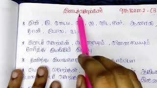 தமிழ் இலக்கணம் Tamil Ilakkanam  இடைச்சொல்  9th Term 2  32 [upl. by Ymerrej298]