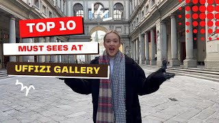 10 Must Sees In Florences Uffizi Gallery [upl. by Dahs]