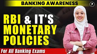 RBI amp Its Monetary Policies  Money and Banking  Banking Awareness [upl. by Nowtna161]