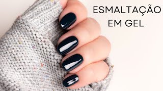 Esmalte em Gel em Unhas Naturais [upl. by Marcin]