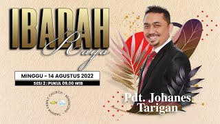 Ibadah Raya Live Streaming Sesi II GBI Tabgha Bengkong Botania amp Punggur Minggu 14 Agust 2022 [upl. by Brittne527]