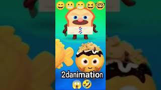 2danimation 271 😱🤣 In Content Aware Scale breadbarbershop reels [upl. by Landing]