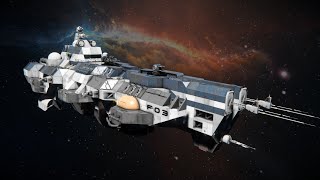 Vigilance Class Frigate F03  Space Engineers Ship Review [upl. by Bertina]