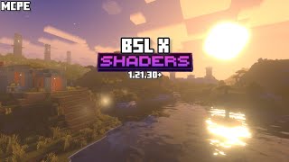 BSL Shaders For MCPE 12130  Best RTX Pc Shaders For Mobile Minecraft Pe  BSL X 121 🔥 [upl. by Deb]