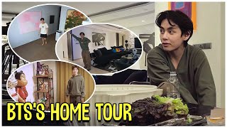 BTSs Home Tour Jimin V Jungkook RM JHope [upl. by Edelsten]