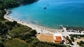 Plaža Vela Pržina 2024 Beach Vela Przina Lumbarda Korčula island Croatia [upl. by Ettenajna]