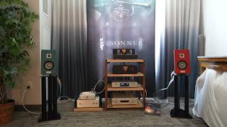 Sonner Audio Allegro Unum Loudspeakers  Margules SF220 Pre U280SC Amp 30th Annive  AXPONA 2024 [upl. by Madalena]