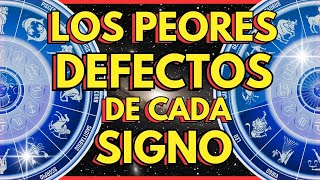 LOS PEORES DEFECTOS DE CADA SIGNO DEL ZODIACO la parte más oscura que cada signo esconde [upl. by Enyleve695]