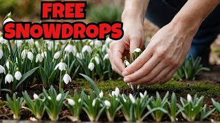 The EASIEST way to propagate SNOWDROPS for FREE [upl. by Asiuol459]