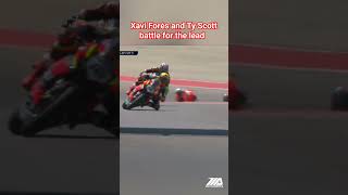 Supersport battle for the lead at COTA ⚔️ motoamerica motorcycle racing [upl. by Eisserc]