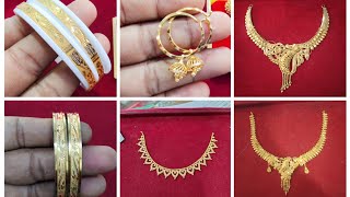 NEW 22K GOLD EARRINGS DESIGN WITH PRICE 2024  GOLD EARRINGS DESIGN REGULAR USE  GOLD JEWELLERY [upl. by Harwilll]