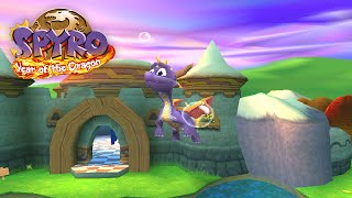 Spyro 3 Year of the Dragon  Swimming in the Air Glitch Sunrise Spring [upl. by Jennee]