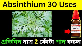 absinthium 30 homeopathic medicine uses and diseases [upl. by Roos]