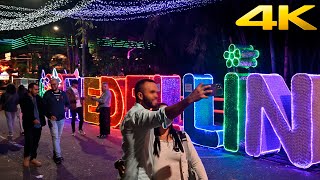 caminando de noche por el poblado en Medellín parque lleras  Provenza  4k [upl. by Hilaria]