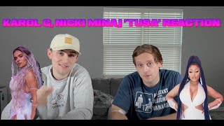 KAROL G Nicki Minaj Tusa Reaction Review [upl. by Alegnat]