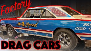 FACTORY DRAG CARS Exposed The Holy Grail from GM Ford and Mopar [upl. by Hayimas]