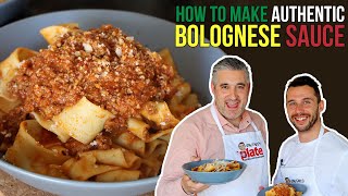 How to Make AUTHENTIC BOLOGNESE SAUCE Like a Nonna from Bologna [upl. by Suivatnod]