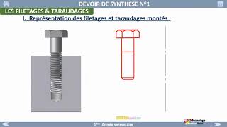 04LES FILETAGES amp TARAUDAGES [upl. by Drusus536]