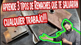 Como hacer Remaches en joyeria  How to make rivets for jewelry [upl. by Val874]