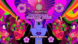 Psytrance Best of 2023 mix by Khromata Trancentral Mix 184 [upl. by Eiralav]