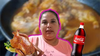 ¡Delicioso Pollo en salsa con Coca cola Receta Fácil y Rápida [upl. by Hnacogn]