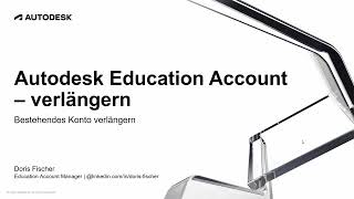 Autodesk Education Account verlängern [upl. by Pebrook60]