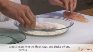 How to Dredge  Cooking Basics by Yummly [upl. by Downey]