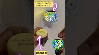 Electric bakhoor burner Camphor Diffuser Electric Oudh burner Review how it works oud burner lamp [upl. by Aiouqahs266]