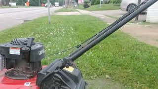 ToroRecycler 21 in Briggs amp Stratton Low Wheel RWD Gas Walk Behind Self Propelled Mower with Bagger [upl. by Azaria]