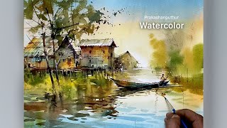 Reflections  Watercolor demo by prakashanputhur [upl. by Danni892]