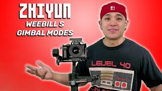 Zhiyun Weebill S Gimbal Modes [upl. by Mikel]